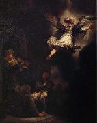 Rembrandt, arkeangeln rafael lamnar tobias familj